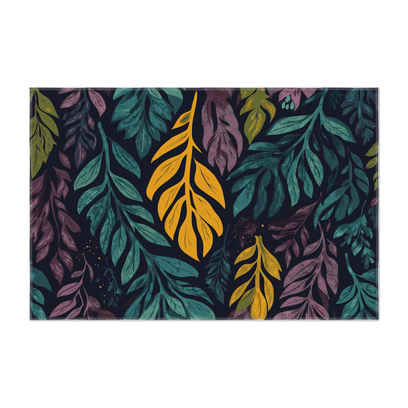 Shimmering Glade Indoor And Outdoor Area Rug, Rectangle 1'6" x 2'6"