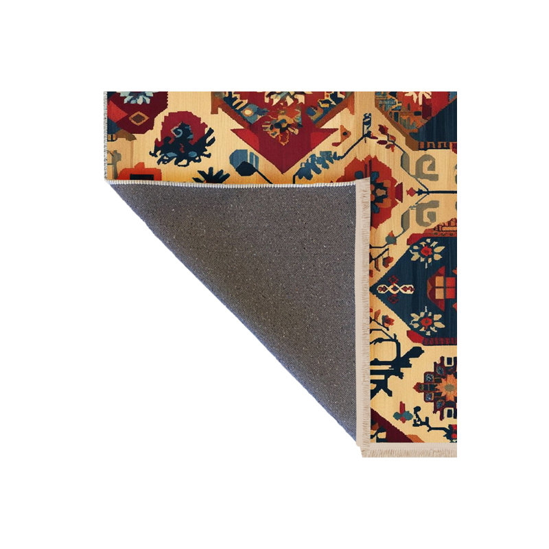 Tapis tissé à la crème Mosso, 6'7" x 9'10"