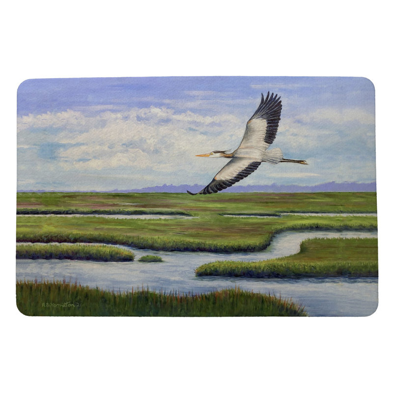 Tapis antidérapant Gavvin Marsh Flying 18 po x 26 po