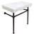Kingston Brass Imperial 36-Inch Ceramic Console Sink with Stainless Steel Legs (8-Inch, 3-Hole)-12624314
