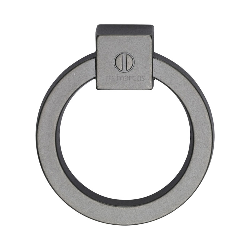 Heritage Brass Ring Pull, Old Iron