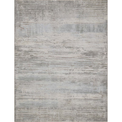 Nuzzo Havana Modern Geometric Lines Flat-Weave Beige Blue Area Rug