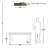 Fredrick Ramond Delfina Six Light Wire Hung Linear Chandelier-246461785