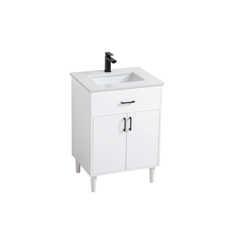 Chandler 24 inch Single Bathroom Vanity, White