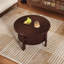 Table basse ronde vintage avec rangement-2133691363