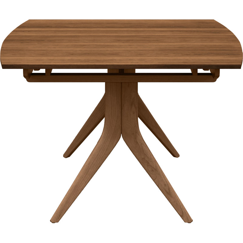 Catalina Trestle Extensions Table, Saddle Cherry, 30" H x 72" L x 46" W