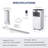 Costway 10000 BTU Portable Air Conditioner for 350 Square Feet with Remote Included