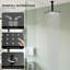 Système de douche à pluie 10 po - Fixation au plafond, pommes de douche à pluie avec douchette, ensemble de garniture de douche thermostatique avec valve brute-103184827
