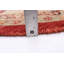 Tapis rouge Peshawar Oushak 8 po 2 po x 8 po 2 po