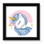 Impression sur papier Sparkly Unicorn-47848586-47848574