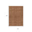 Tapis géométrique lavable intérieur / extérieur orange 10 pi x 14 pi