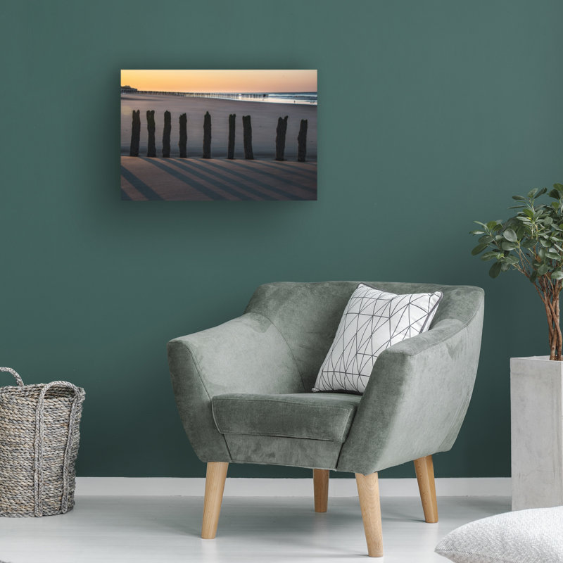 Art sur toile «Colin Dixon, Plage 2», H 12 po x l 19 po