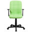 Mid-Back Quilted Vinyl Swivel Task Office Chair-777223922-777223923