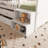 Low Loft Bed with LED Lights-1199258536