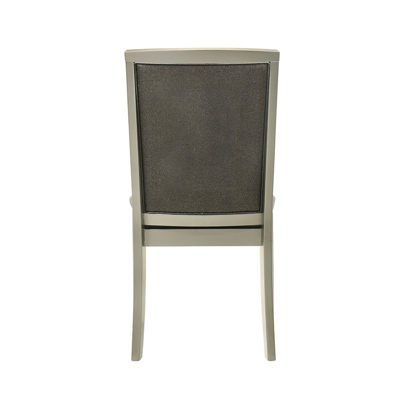 Chaise d'appoint rembourrée en bois Eraldo