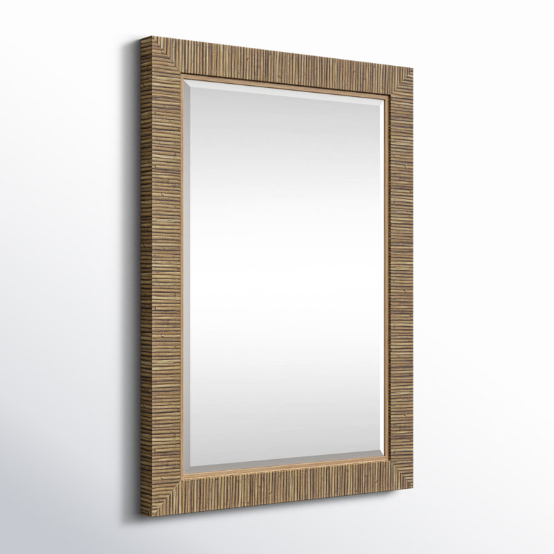 Miroir Hereen, 35 po x 25 po, Brun