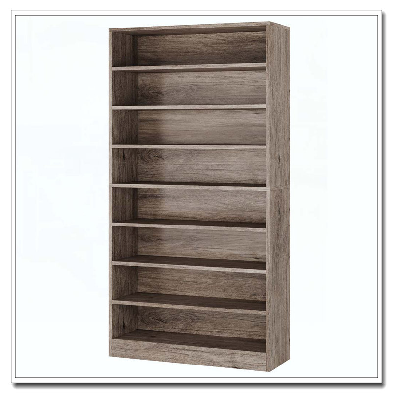 31.49" Width Shoe Cabinet, 9 Tiers 40-45 Pairs Heavy Duty Wood Freestanding Shoe Storage Cabinet, Gray