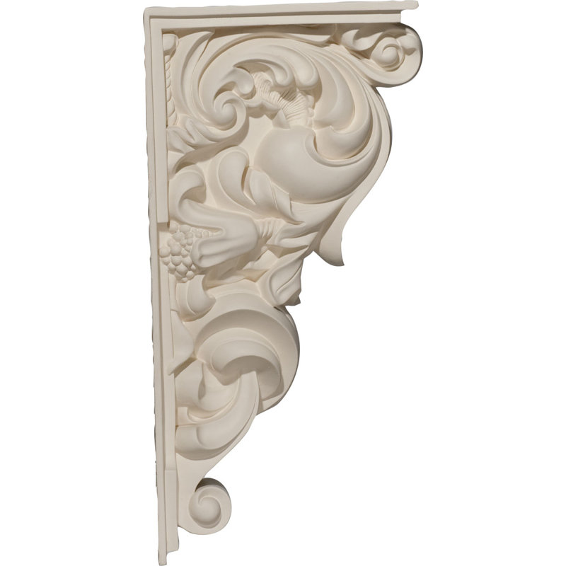 Endurathane Kent Corbel, 3 5/8"W x 8 5/8"D x 17 1/4"H, Factory Primed