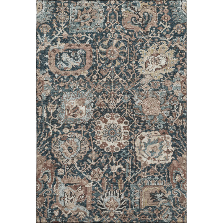 Premium Machine Washable Elize AMF1320 Diamonds Rug