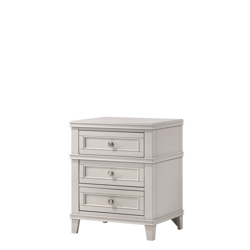 Table de chevet 3 tiroirs avec assemblage