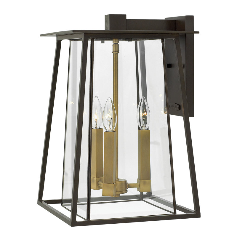 Walker 3-Light Outdoor Wall Lantern