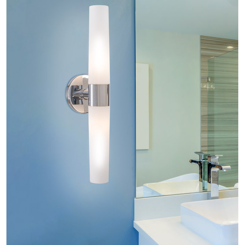 Éclairage pour salle de bain 2 lumières Sabre, Chrome, DEL