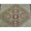 Tapis de la laine vert/brun 3 pi 1 po x 14 pi, en laine de chemin de années 1900 anatolian vert/brun à la main one-of-kind noué la