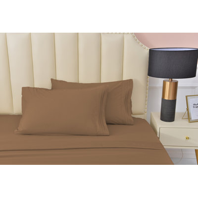 Supreme Luxury Rayon Made From Bamboo Bed Sheets Set-Ultra Soft Sheets-Deep Pockets 16"-Wrinkle Resistant-4 Pieces