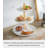 Tosca Yamazaki Home 3-Tier Food Serving Stand, Appetizer & Dessert Tray Party Organizer
