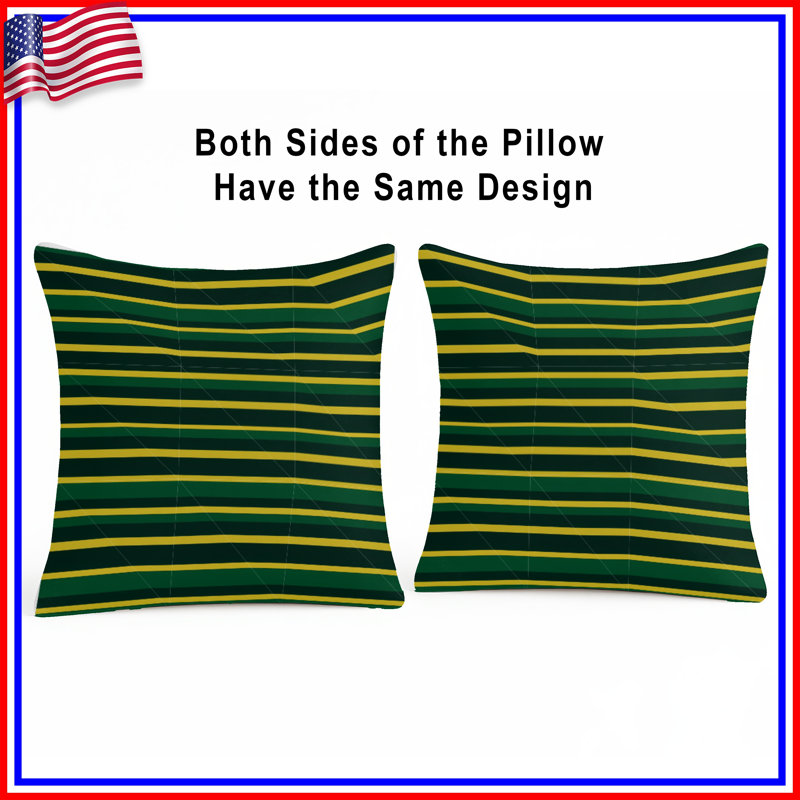 Coussin Stripes, 16 po x 16 po