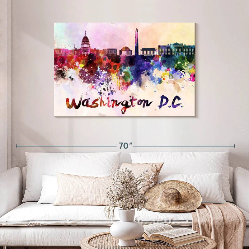 Ravi Washington, couleurs, H 30 po x l 45 po