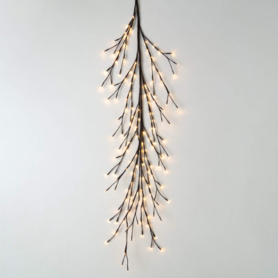 5'4" Christmas Large Bare Lighted Branch, Brown