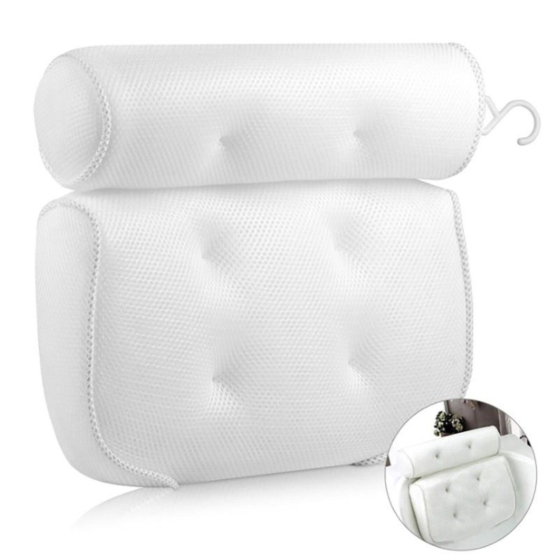 Coussin de massage 3D pour la maison, massage, soutien du cou et du dos pour la baignoire