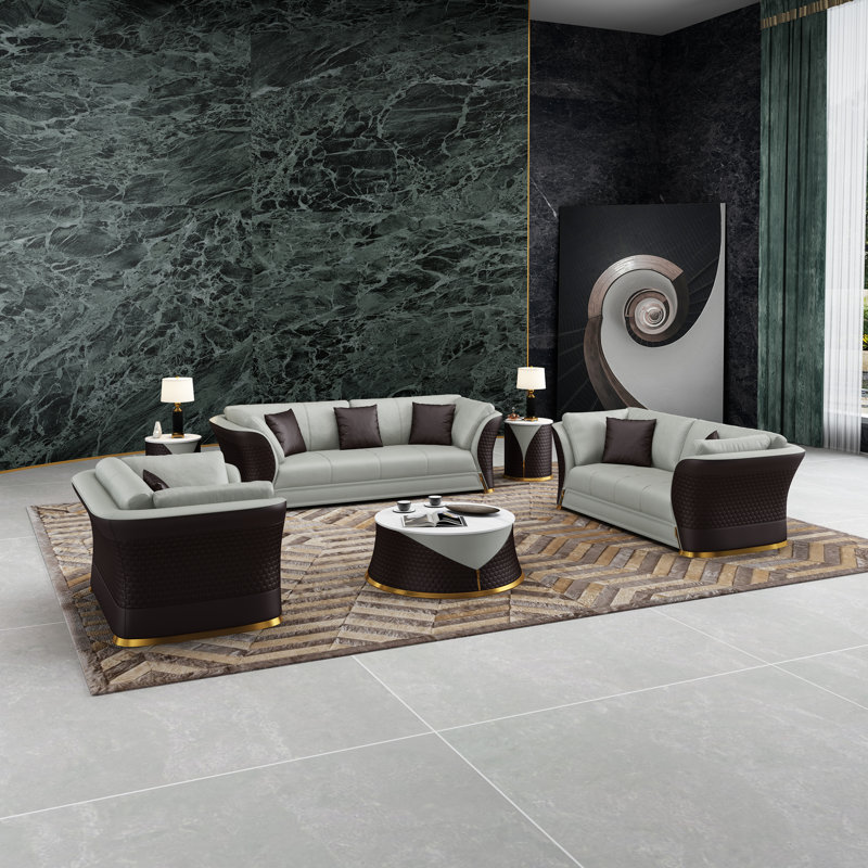 Sofa, 32.5" H x 98.5" W x 39.5" D