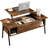 Wood Lift Top Coffee Table With Hidden Compartment And Storage Shelf For Living Room/Office Reception, Rising Tabletop-1025345935
