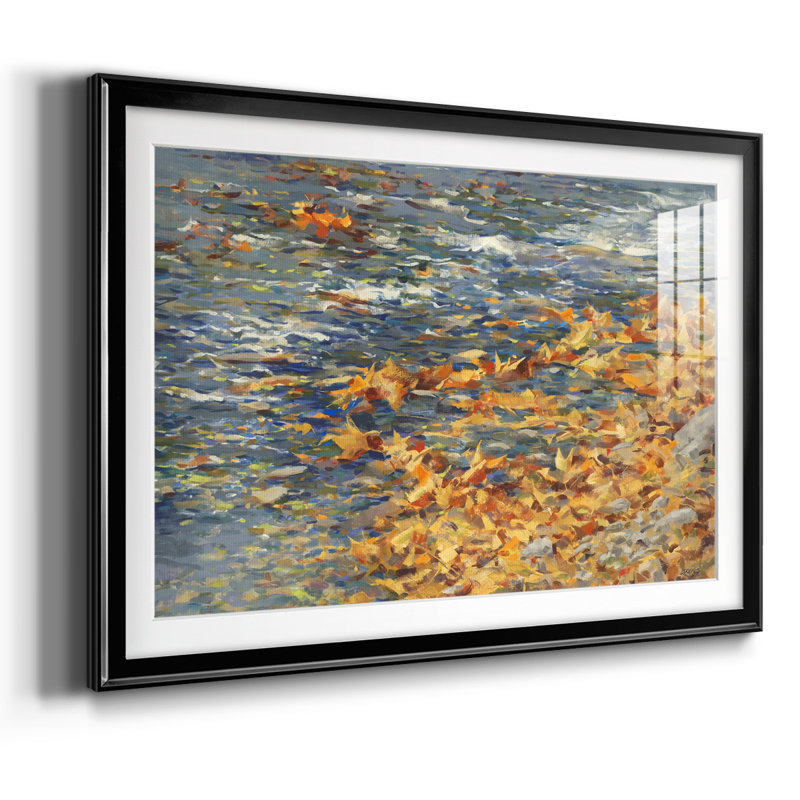 " Autumn Creek ", Black, 30" H x 44" W x 1.5" D