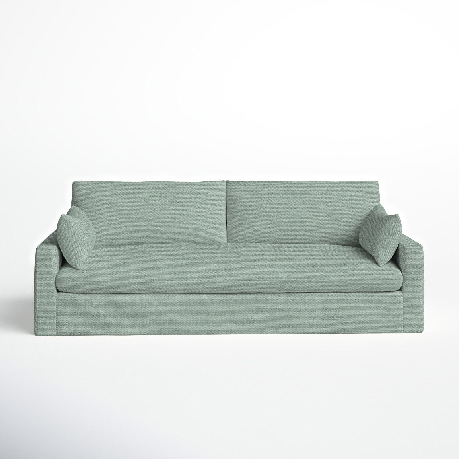 Luna 90'' Upholstered Sofa, Bayou Spray Canvas