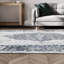 Tapis gris tissé à la machine Minato-87043939