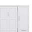 Grand lit escamotable mural avec garde-robe, tiroirs et tablettes-1186344900