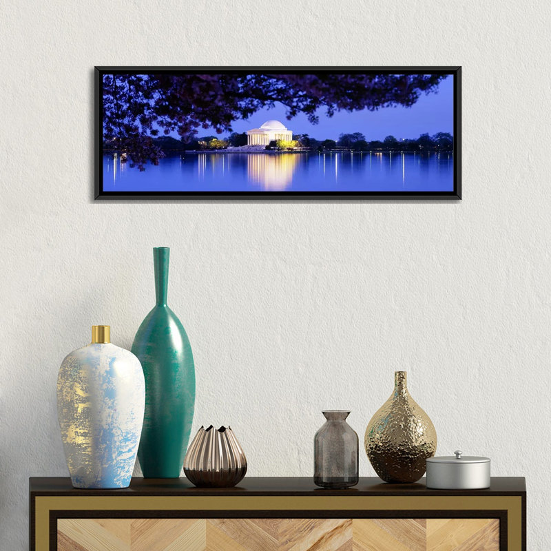 " Jefferson MemorialWashington DC, District Of Columbia, USA " by Panoramic Images, 12" H x 36" W x 1.5" D