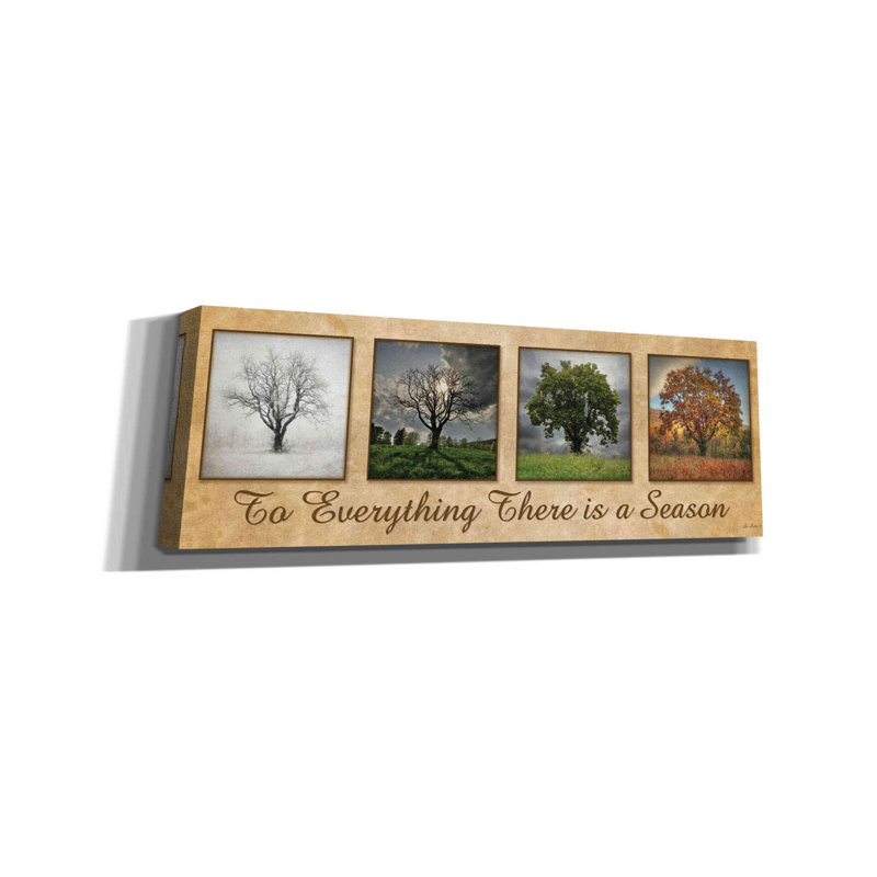 «There Is a Season» par Lori Deiter, impression sur toile panoramique, H 12 po x l 36 po x 1,5 po