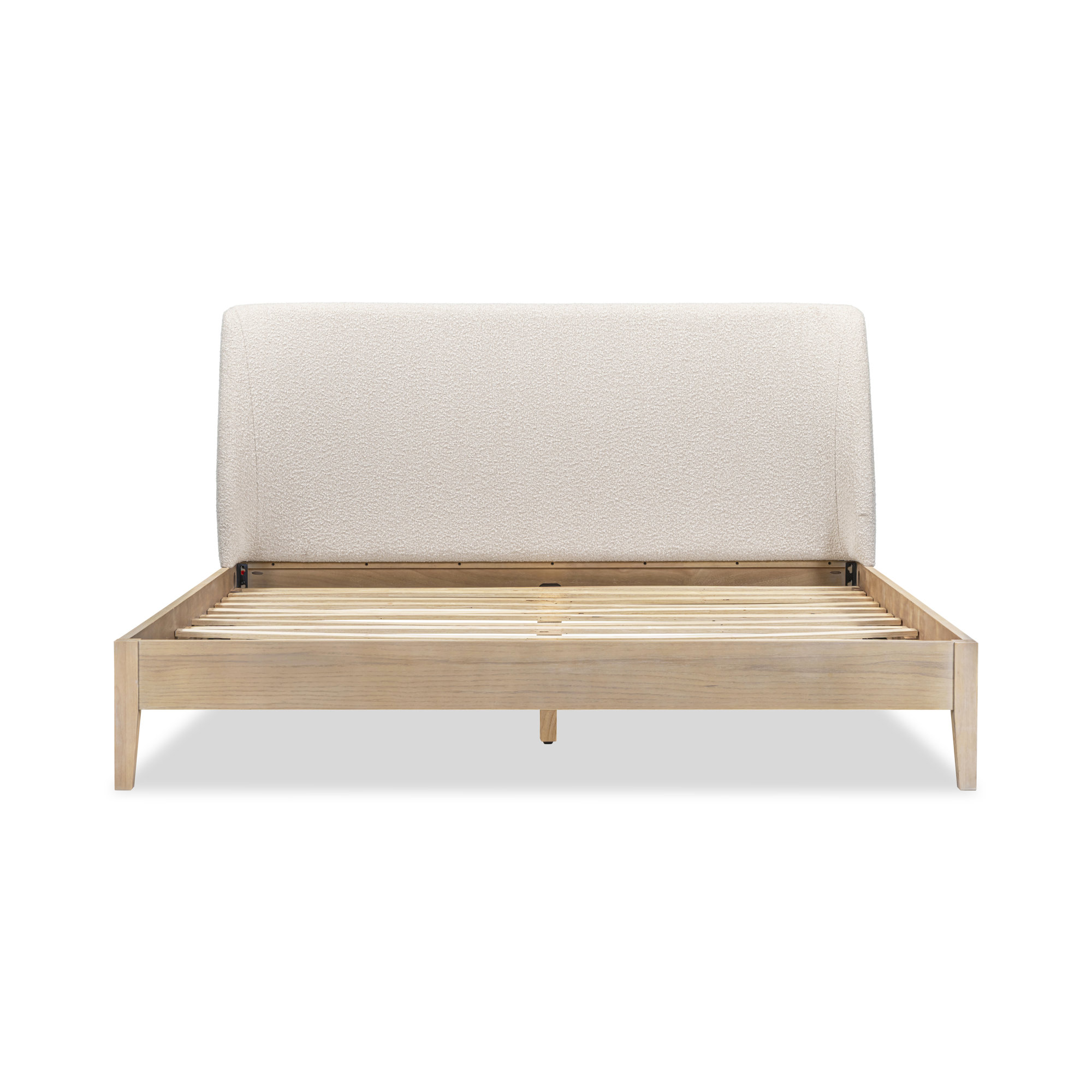 Cloey Upholstered Bed, Ivory, King
