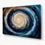 Art mural gris galaxie Space Sombrero