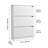 Shoe Cabinet with 3 Flip Drawers, Modern Shoes Storage Cabinet with Anti-Tipping Device, Freestanding Shoe Rack Organizer, Ideal for Entryway, Hallway, Bedroom, Living Room, Closet, White