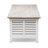 Islamorada - Coffee Table - Dapple Grey and Blanc Finish