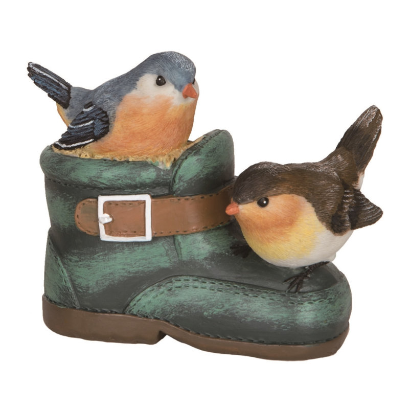 Figurine oiseaux en résine