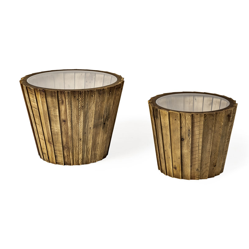 Hillpoint Glass Top End Table Set