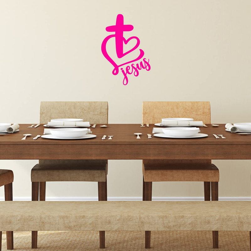 Text & Numbers Non-Wall Damaging Wall Decal, Hot Pink, 31" H x 21.5" W