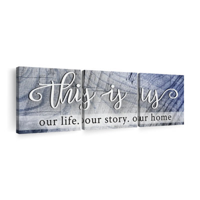 " This Is Us Quote Multi Piece Canvas Print " by Faithinart 3 - Pieces