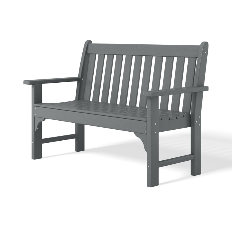 Banc de jardin en PEHD Laguna, Gris